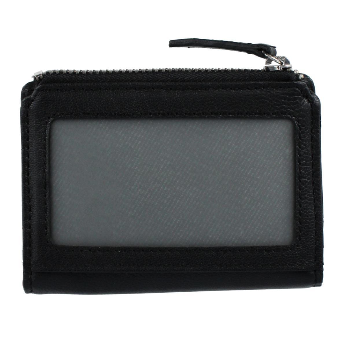 Levis Men's RFID Magnetic Close Front Pocket Wallet with Zip Pocket - Black
