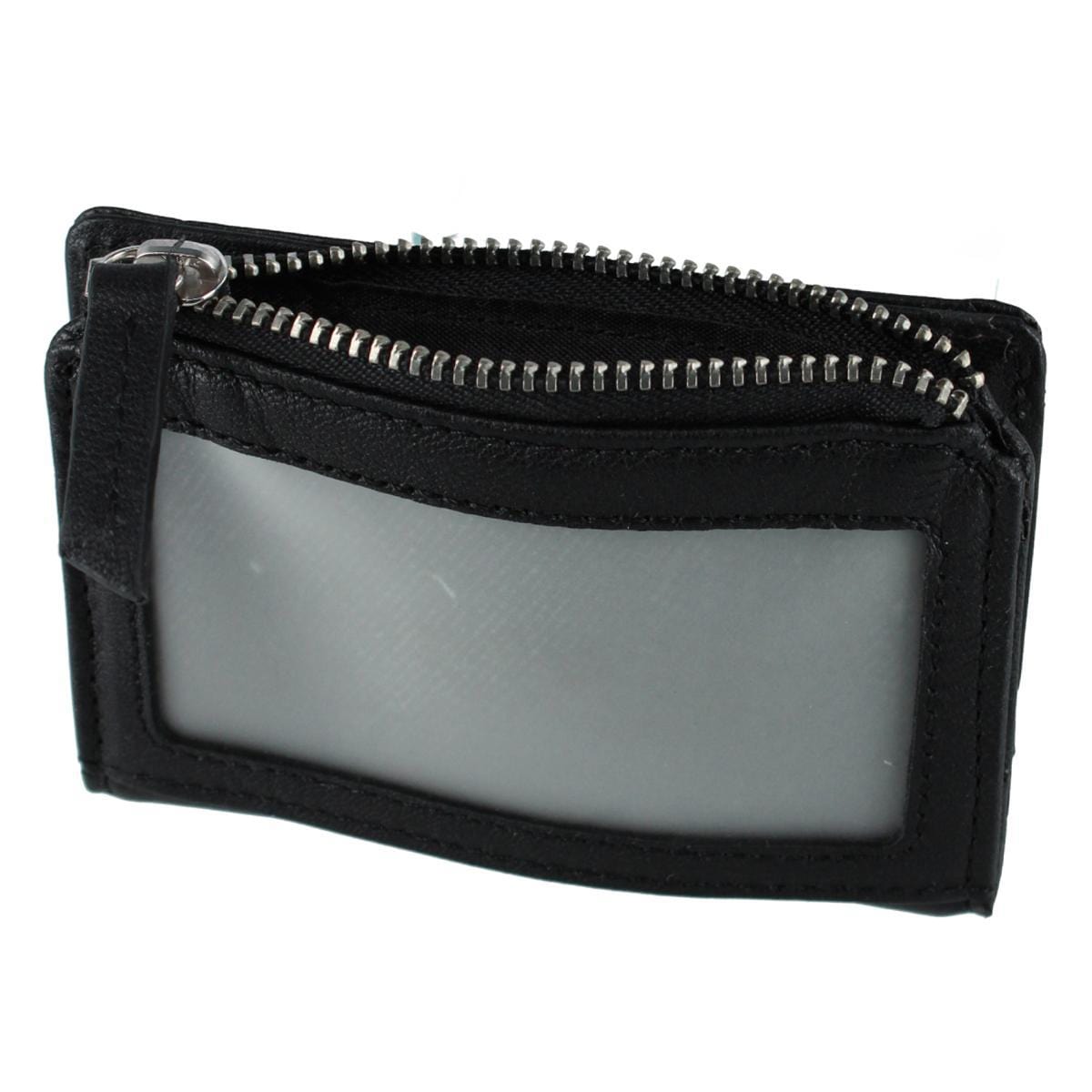 Levis Men's RFID Magnetic Close Front Pocket Wallet with Zip Pocket - Black