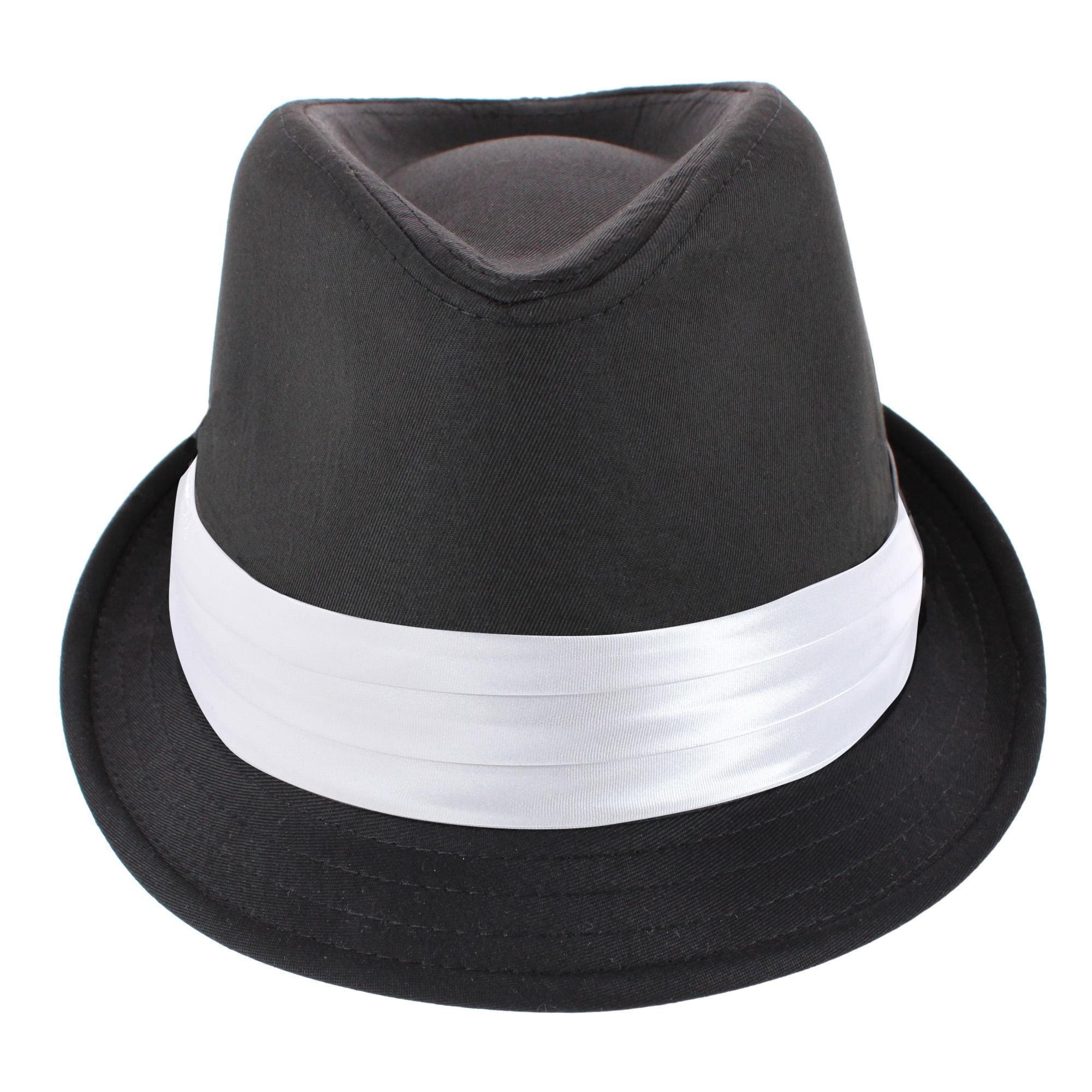 Kenny K Wedding Formal Dress Fedora Hat - Black