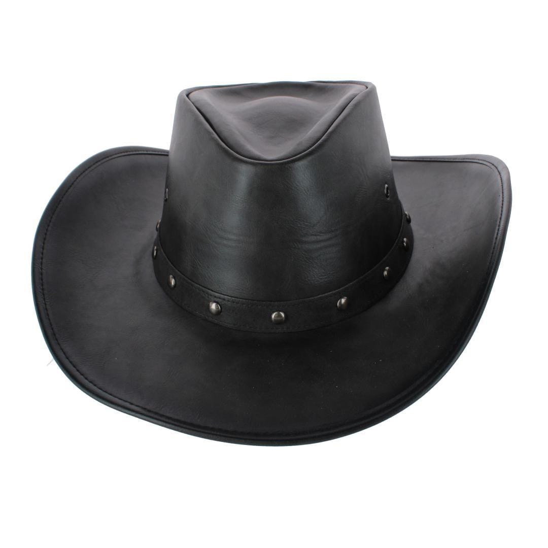 Kenny K. Men's Distressed Western Studded Hat - Black