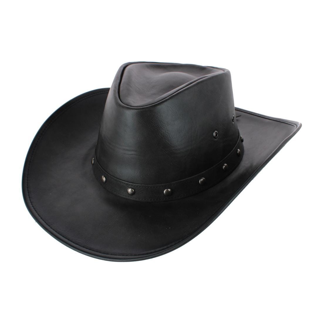 Kenny K. Men's Distressed Western Studded Hat - Men's Distressed Western Studded Hat