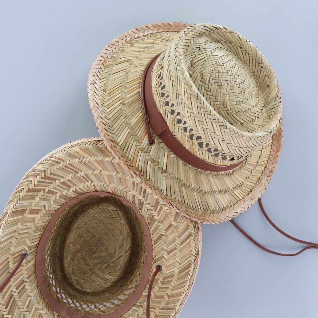 Kenny K Unisex Rush Straw 3 Inch Brim Gambler Hat - Natural Straw