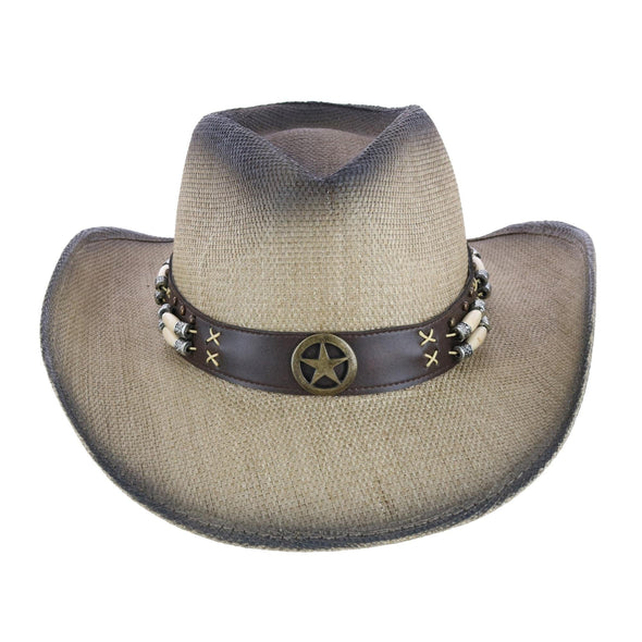 Men's Woven Western Hat with Lone Star