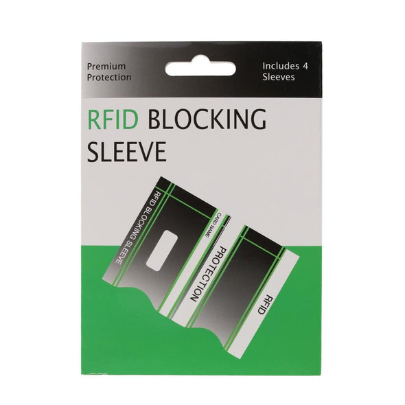 RFID Blocking Card Sleeves (Pack of 4)
