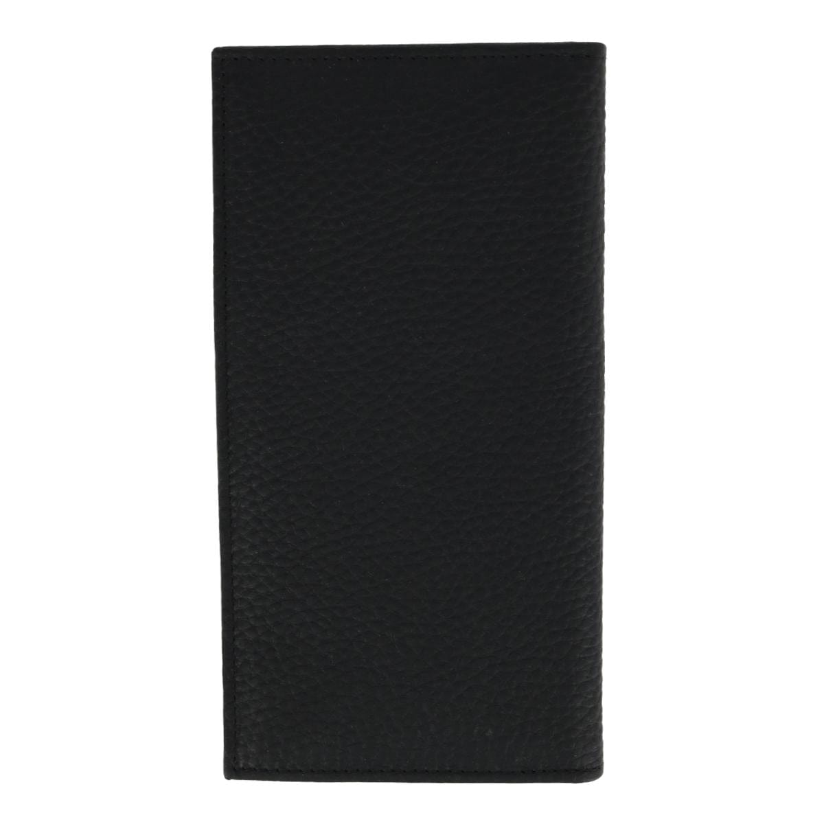 American Bison Men's Bison and Hunter Leather Rodeo Wallet - Black