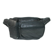 Leather Multiple Pocket Fanny Waist Pack