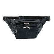 Leather Large Organizer Fanny Waist Pack