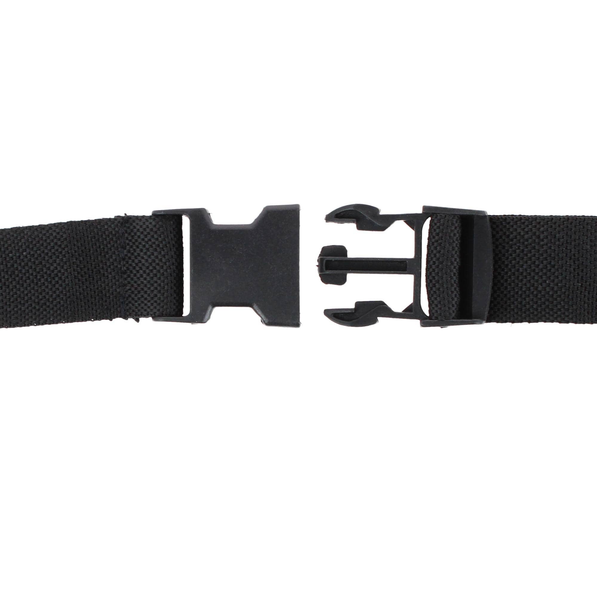 CTM® Unisex Lambskin Leather Fanny Pack with Multiple Compartments - Black