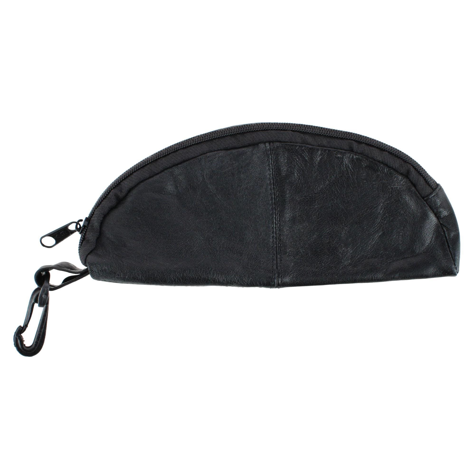 CTM® Lambskin Zip Around Eyeglass Case