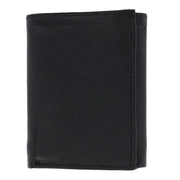 Men's Lambskin Trifold Wallet with Flip Up ID