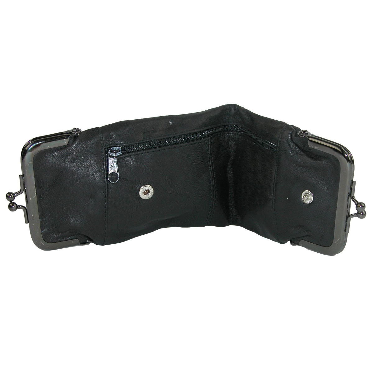 CTM® Women's Double Cigarette Case - Black
