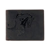 Men's Leather Horse Embossed Bifold Wallet