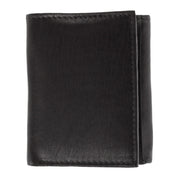 Men's Leather Trifold Wallet with Exterior ID Window