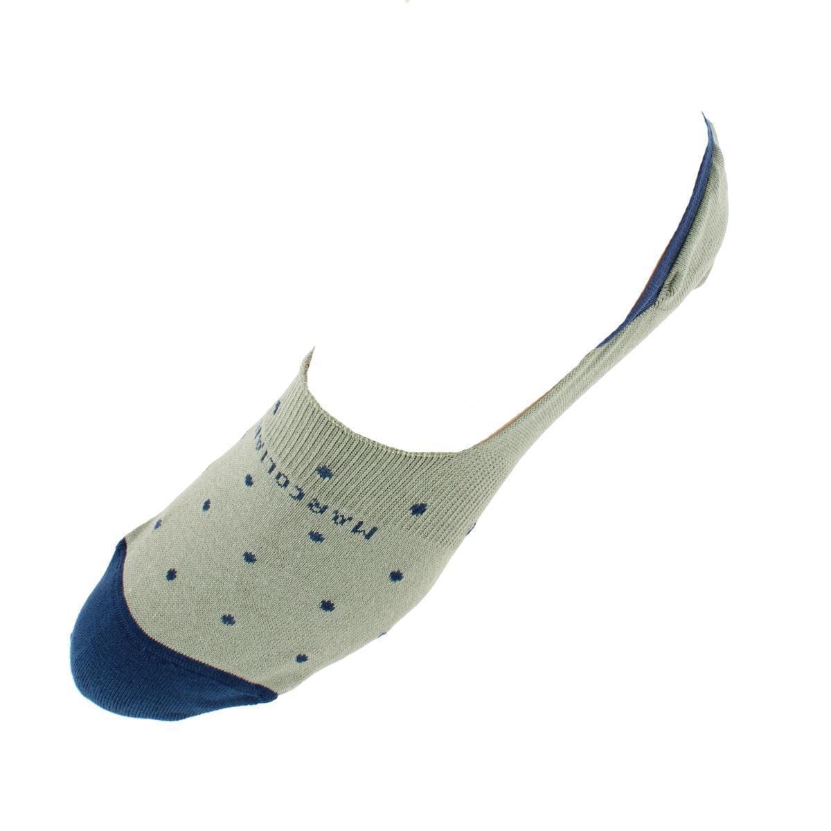 Marcoliani Men's Polka Dot Invisible Touch Liner Sock