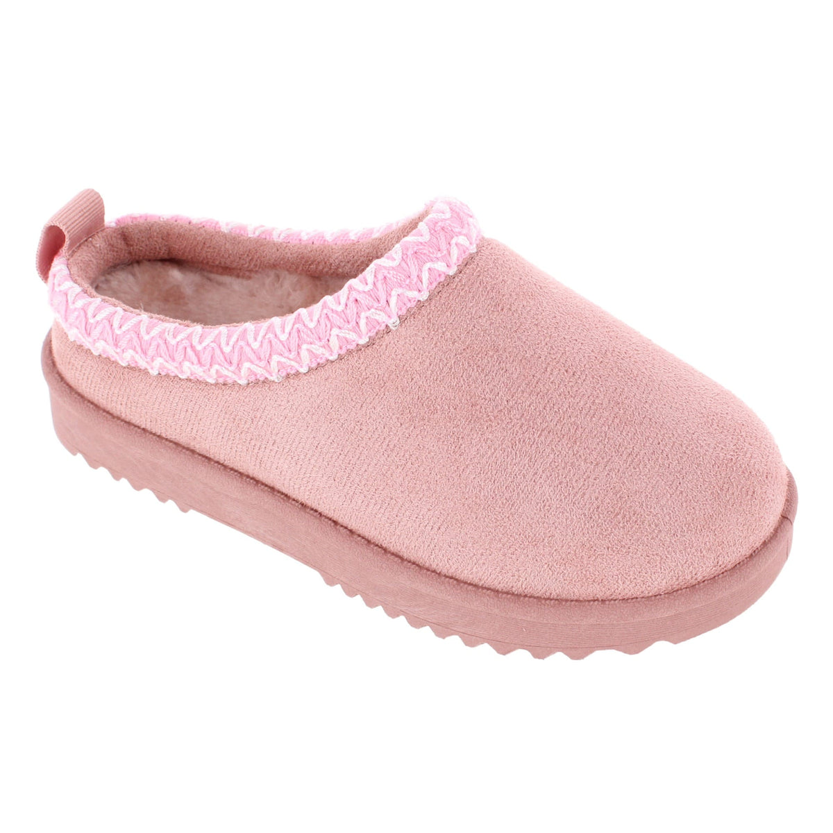 CTM® Girl's Classic Slip On Clog Slipper House Shoe by Link - Pink