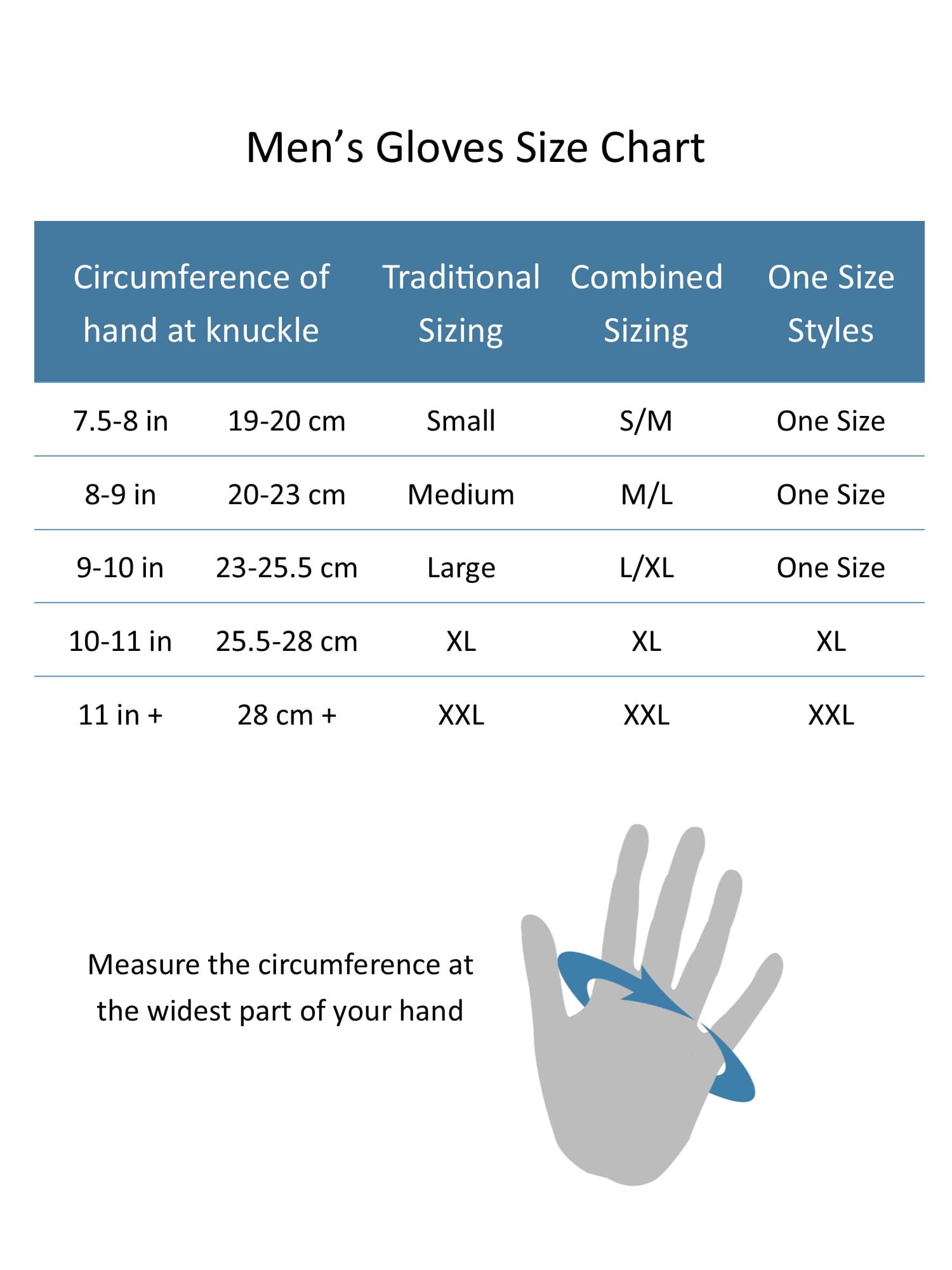 CTM® Men's Lined Micro Fleece Winter Glove