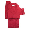 Men's Silk Herringbone Stripe Pajama Set