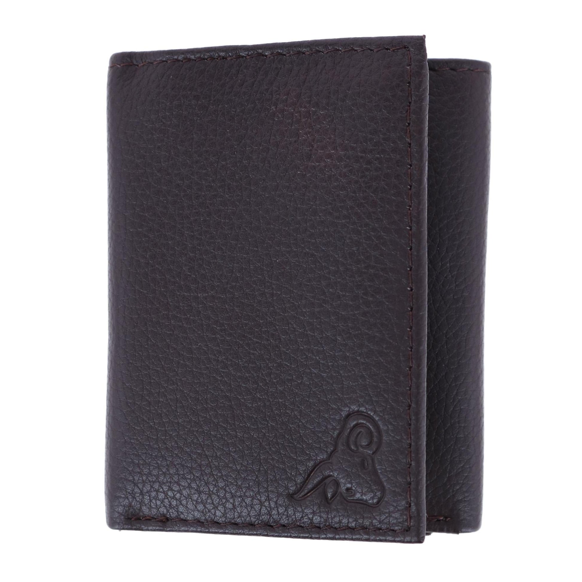 CTM® Men's Leather Trifold Wallet