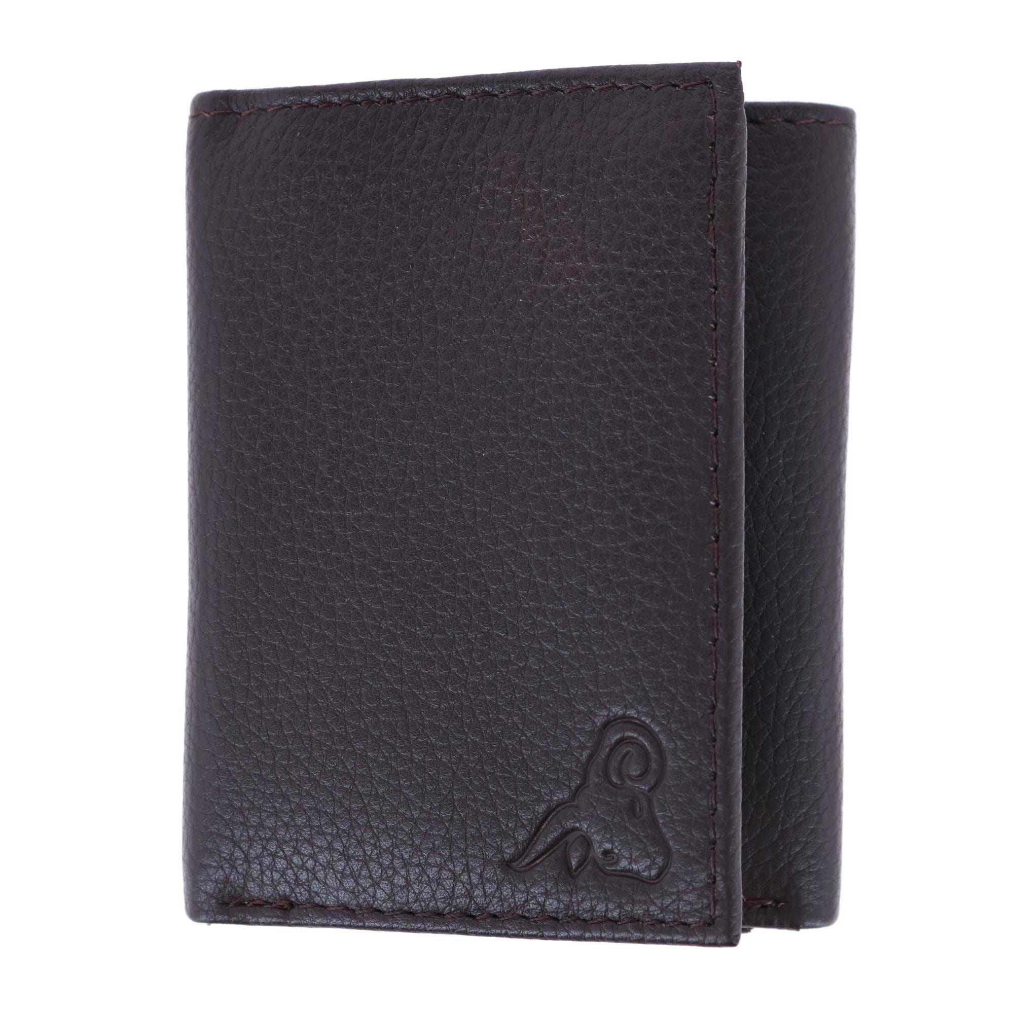 CTM® Men's Leather Trifold Wallet