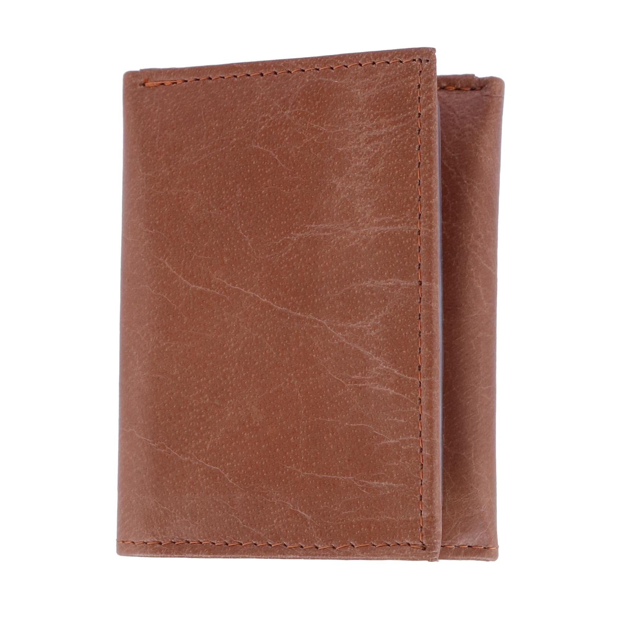 CTM® Men's Leather Trifold Wallet