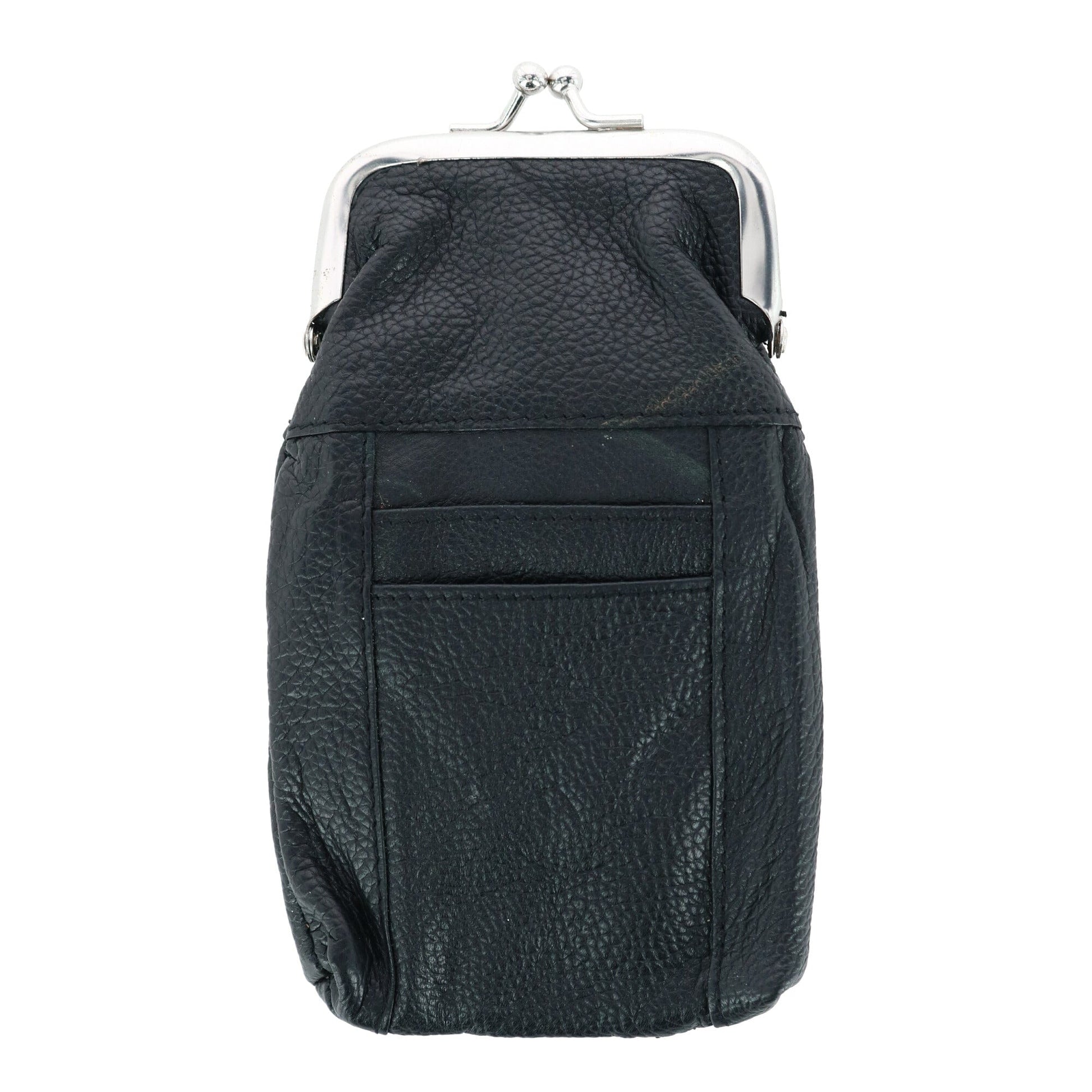 CTM® Women's Leather Cigarette Case with Lighter Pocket