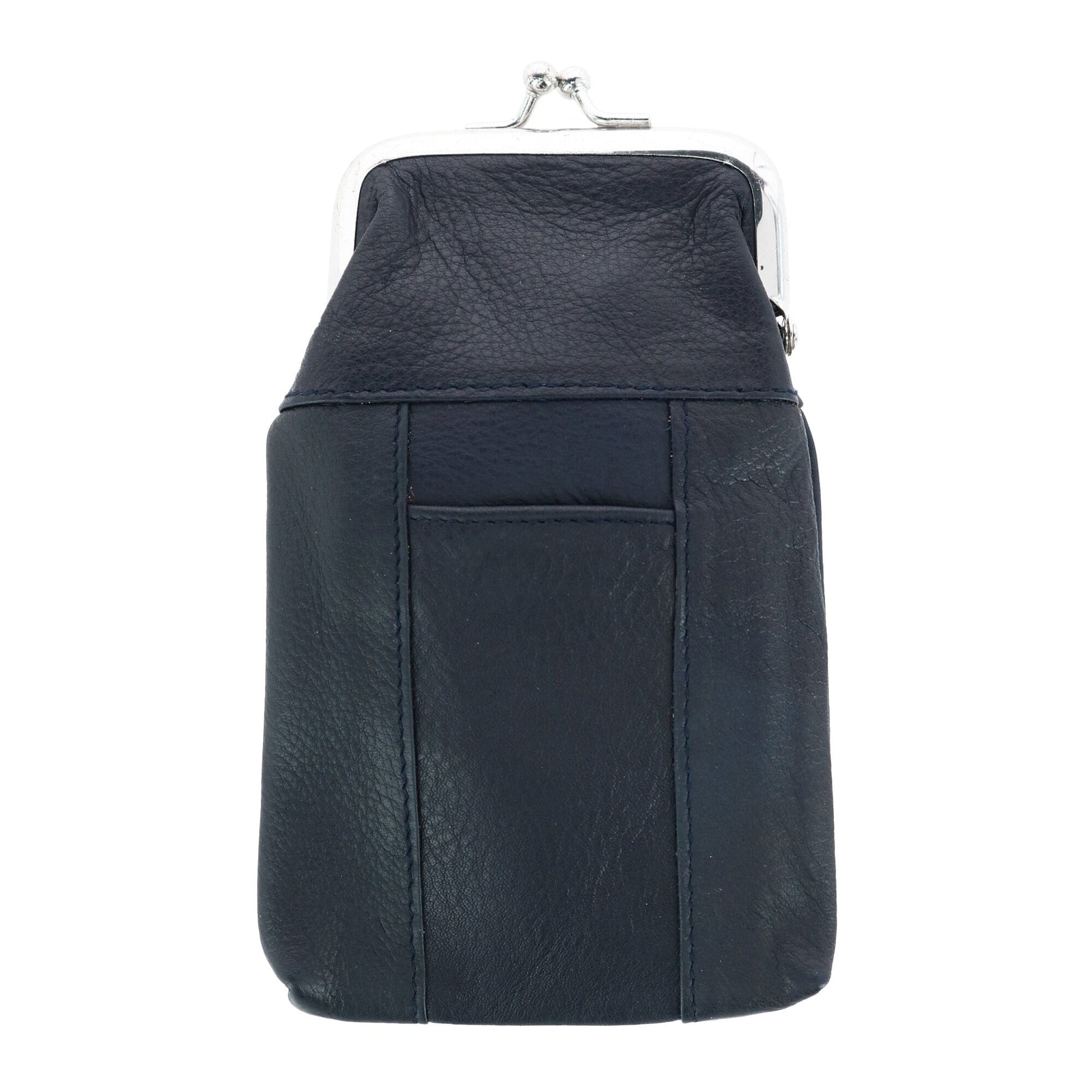 CTM® Women's Leather Cigarette Case with Lighter Pocket