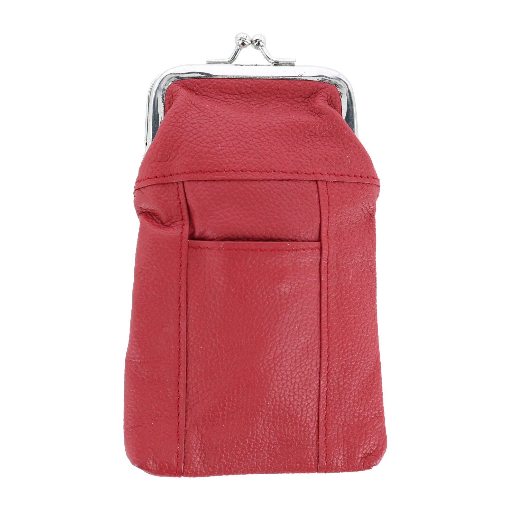 CTM® Women's Leather Cigarette Case with Lighter Pocket