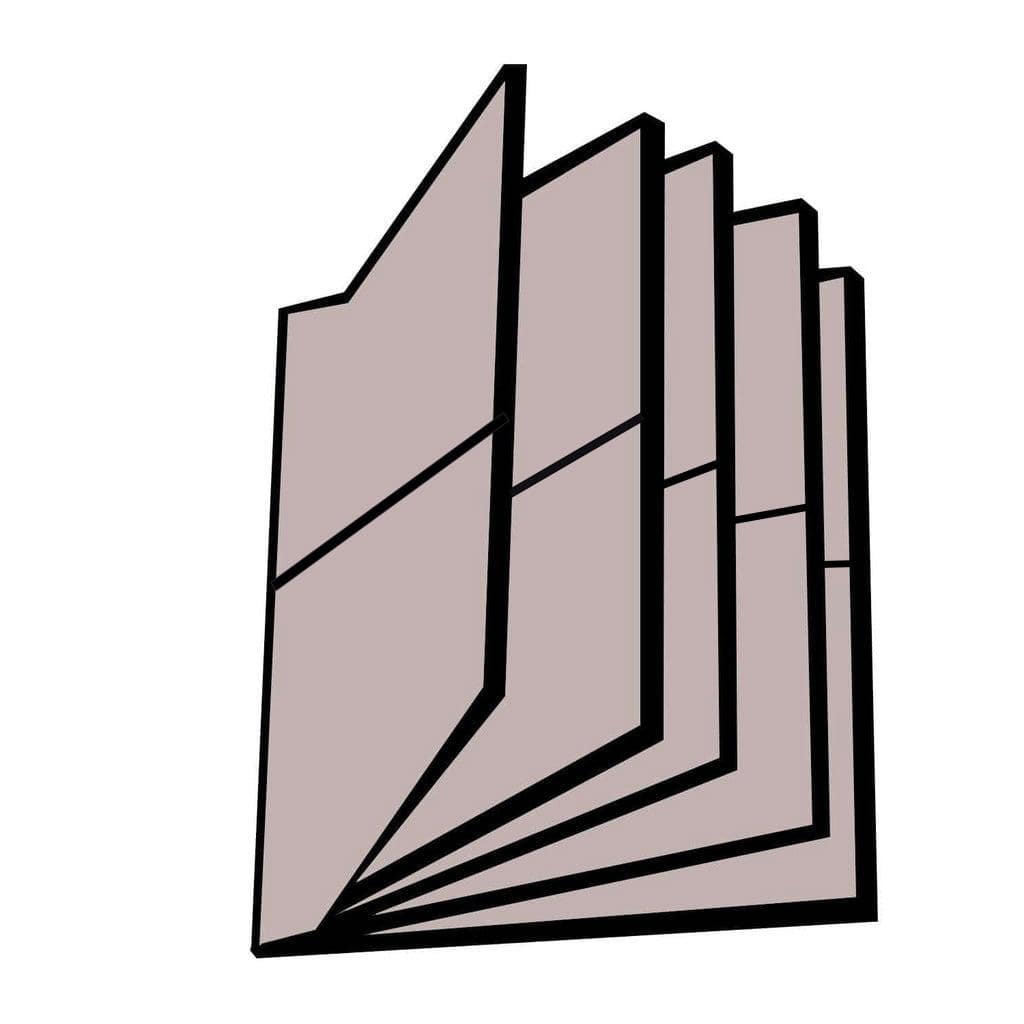 CTM® Vinyl Horizontal Double Decker Window Inserts for Hipster Wallets - Clear