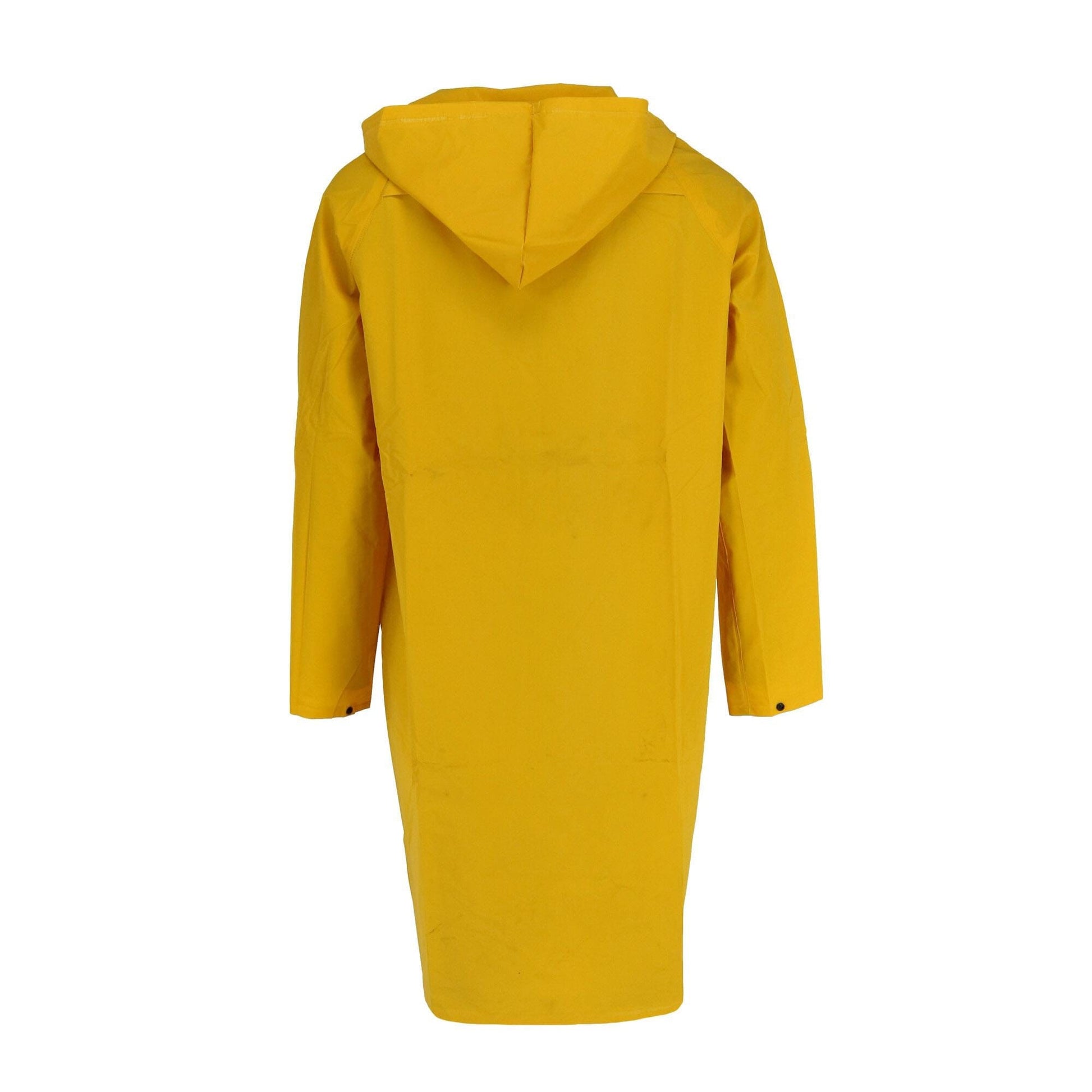 Tuff Grip Men's Rain Coat with Detachable Hood - Yellow