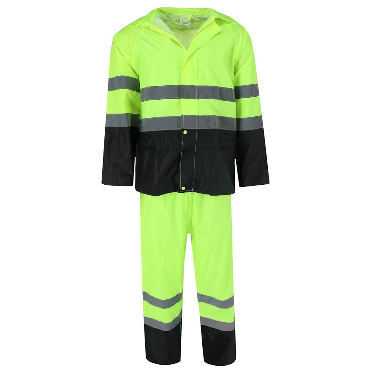 M.G.I. Adult High Visibility Rainsuit with Coat and Pants - Adult High Visibility Rainsuit with Coat and Pants