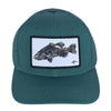 Largemouth Bass Gyotaku Rempa Trucker Hat