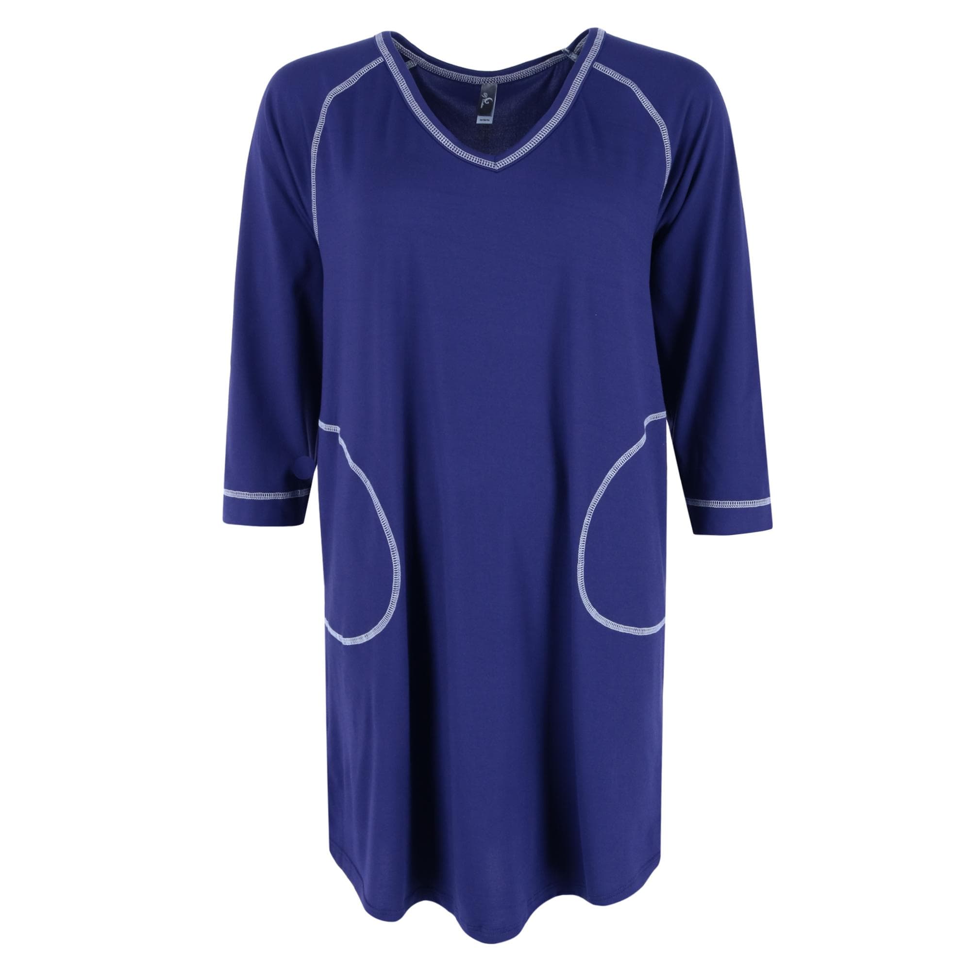 PJ Couture Women's 3/4 Sleeve Pajama Sleep Shirt
