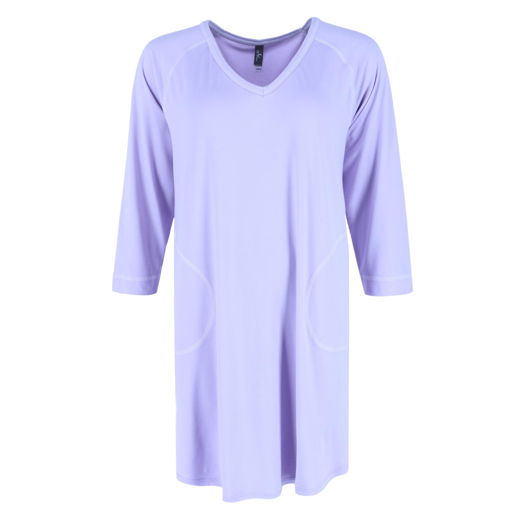 PJ Couture Women's 3/4 Sleeve Pajama Sleep Shirt