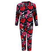 Women's Floral Notch Pajama Set