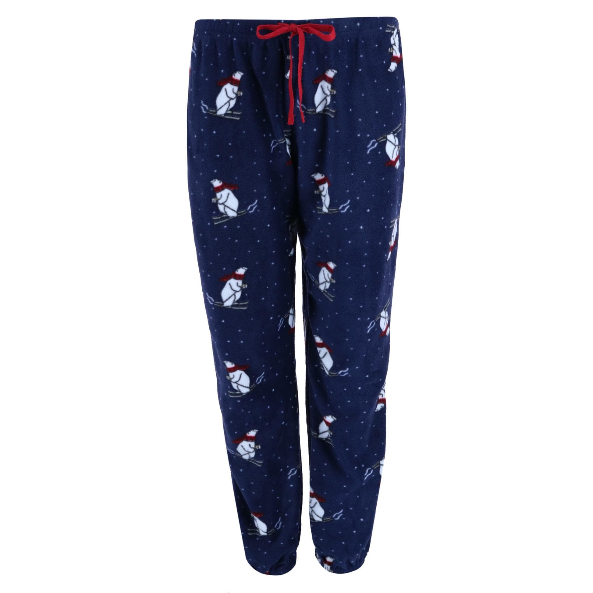 PJ Couture Women's Polar Bear Henley and Jogger Sleep Set - Polar Bear
