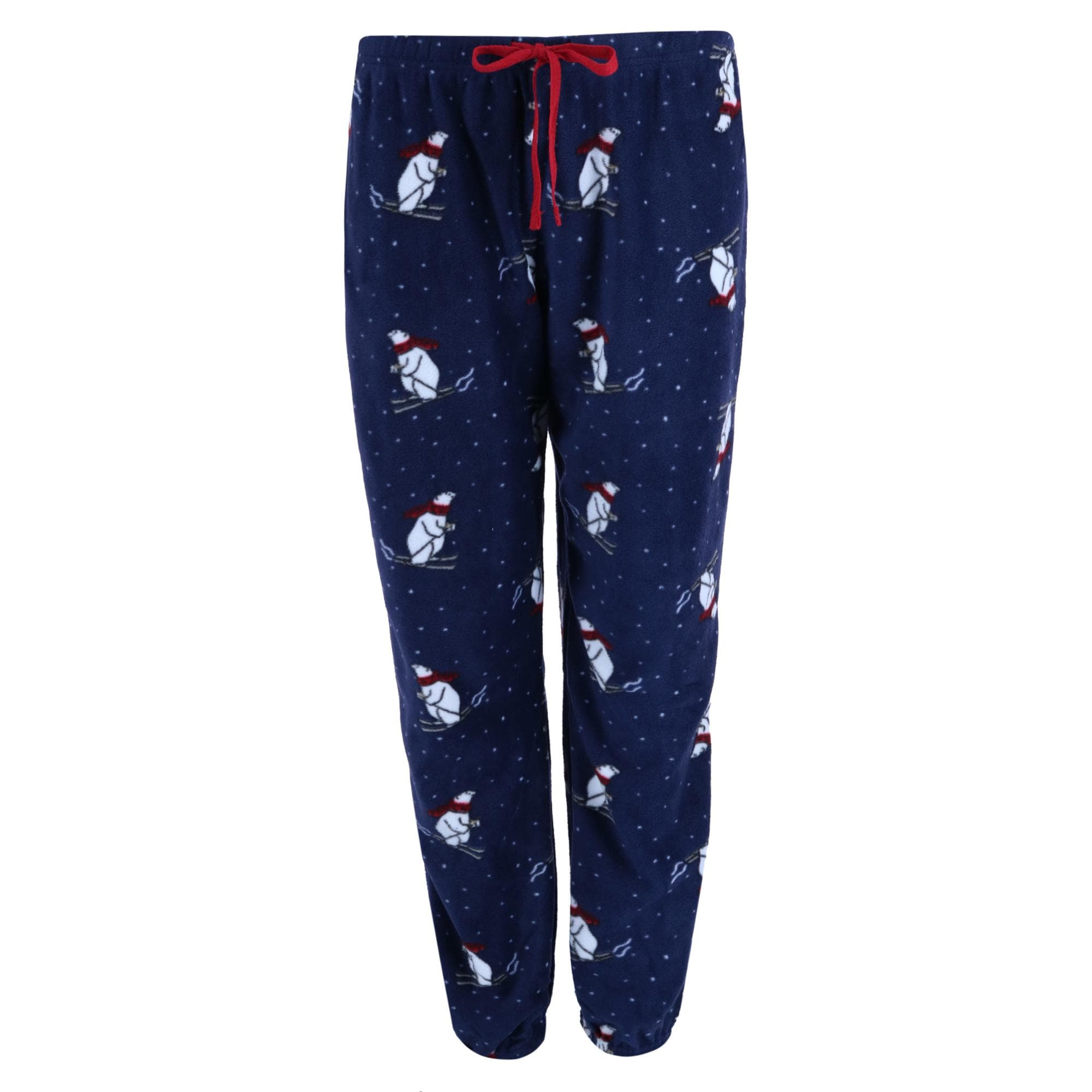 PJ Couture Women's Polar Bear Henley and Jogger Sleep Set - Polar Bear