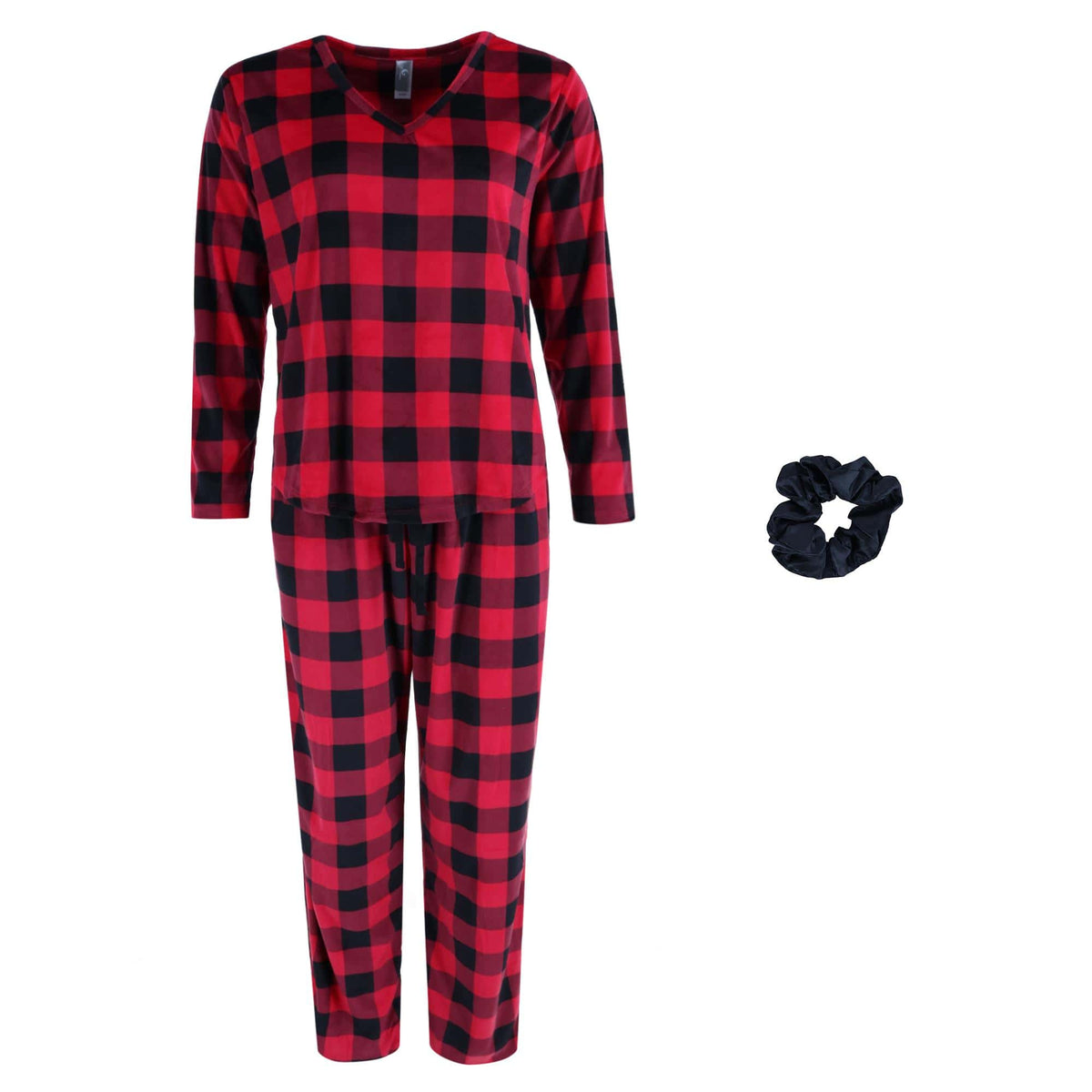PJ Couture Women's Buffalo Plaid Pajama Sleep Set - Women's Buffalo Plaid Pajama Sleep Set