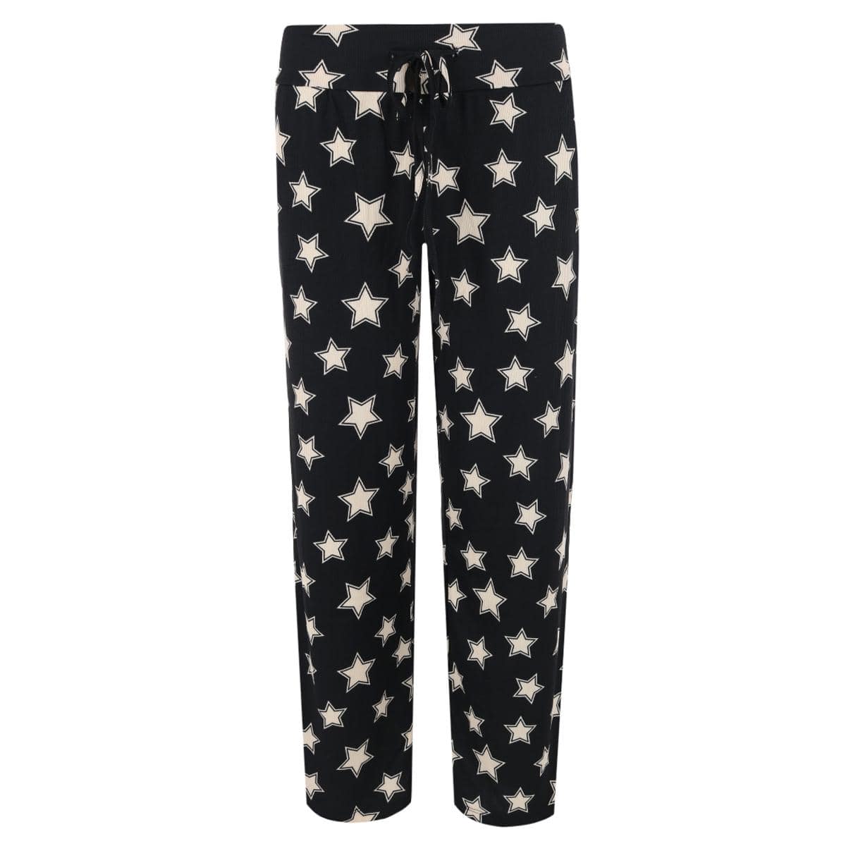 PJ Couture Women's Ribbed Patterned Open Bottom Lounge Pants - Women's Ribbed Patterned Open Bottom Lounge Pants