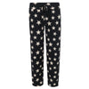Women's Ribbed Patterned Open Bottom Lounge Pants