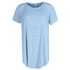 Women's Short Sleeve Ribbed Sleep Shirt