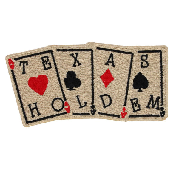 Texas Hold 'Em Embroidered Patch
