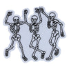 Dancing Skeletons Embroidered Patch