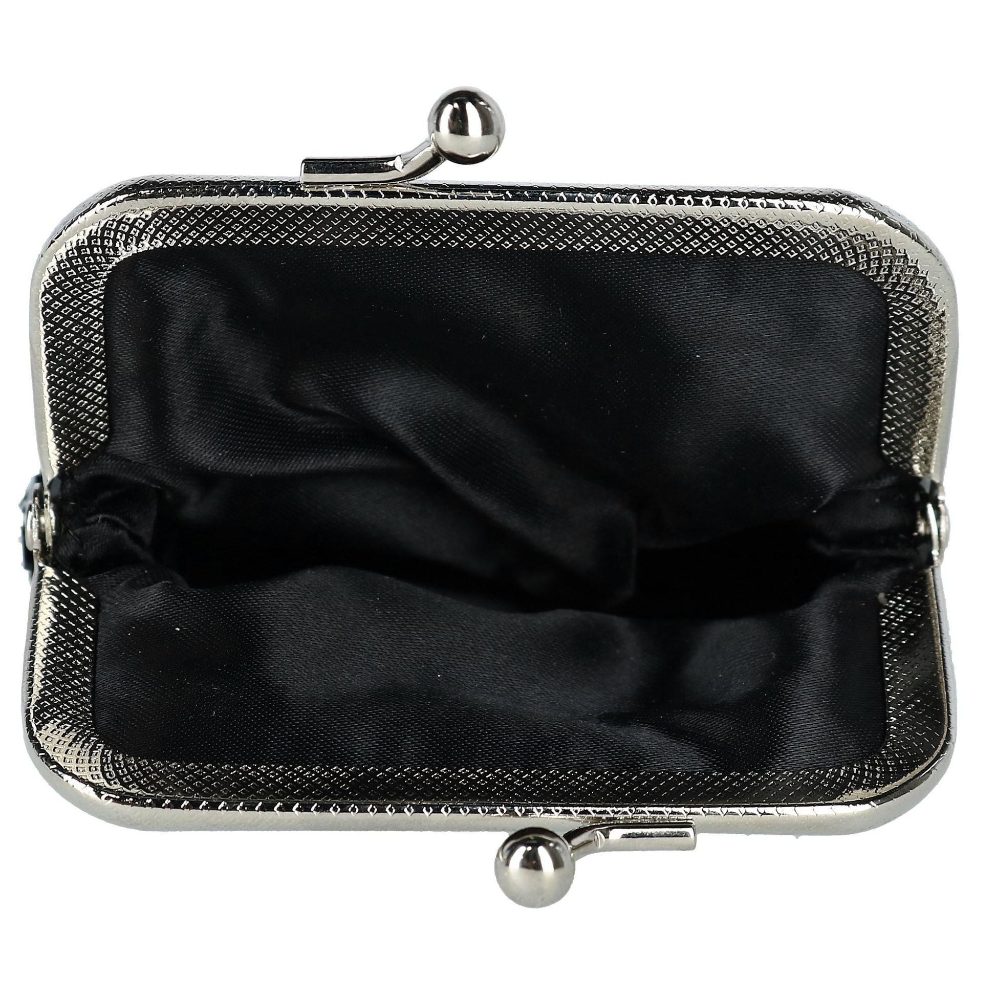 CTM® Women's Mesh Cigarette Case with Lighter Pocket and Kiss Lock Closure - Black