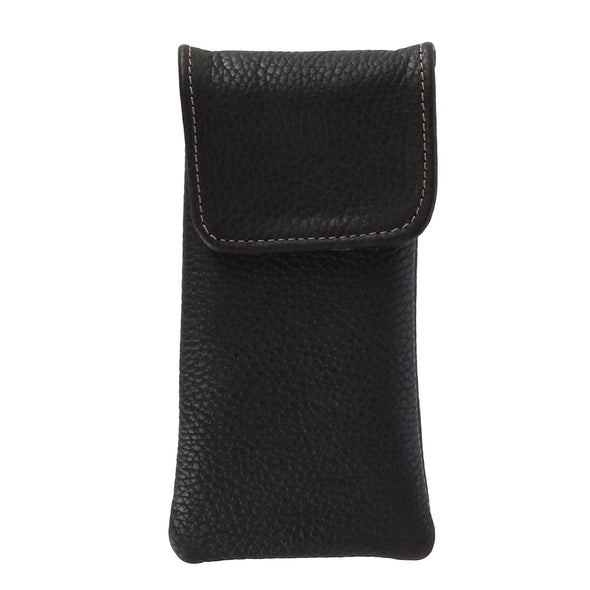 Leather Eyeglass Case with Holster Clip