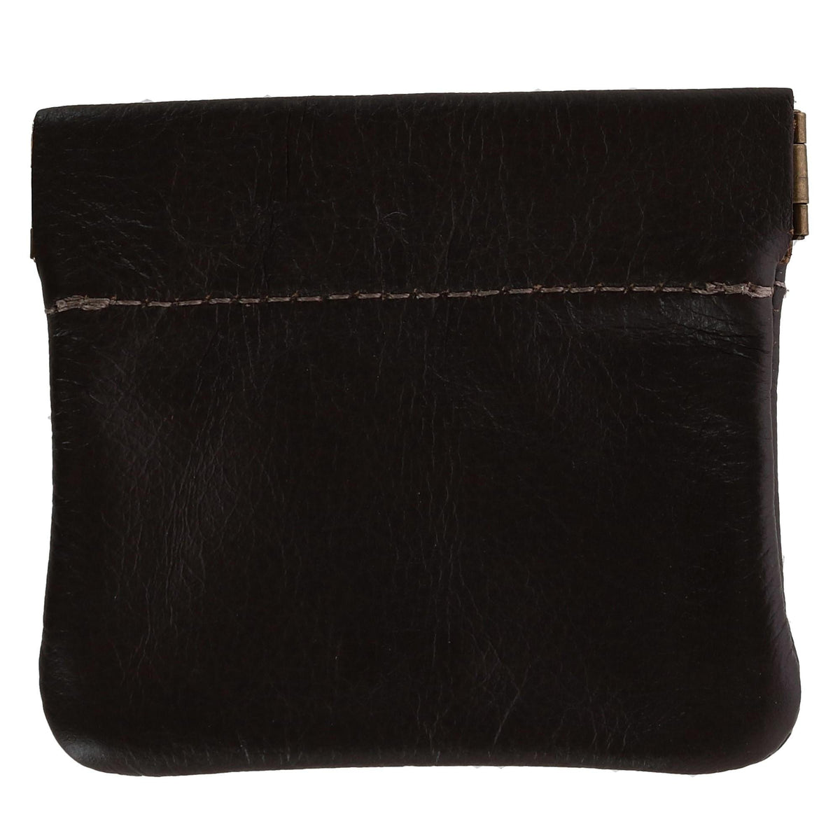 CTM® Leather Squeeze Coin Change Pouch - Leather Squeeze Coin Change Pouch