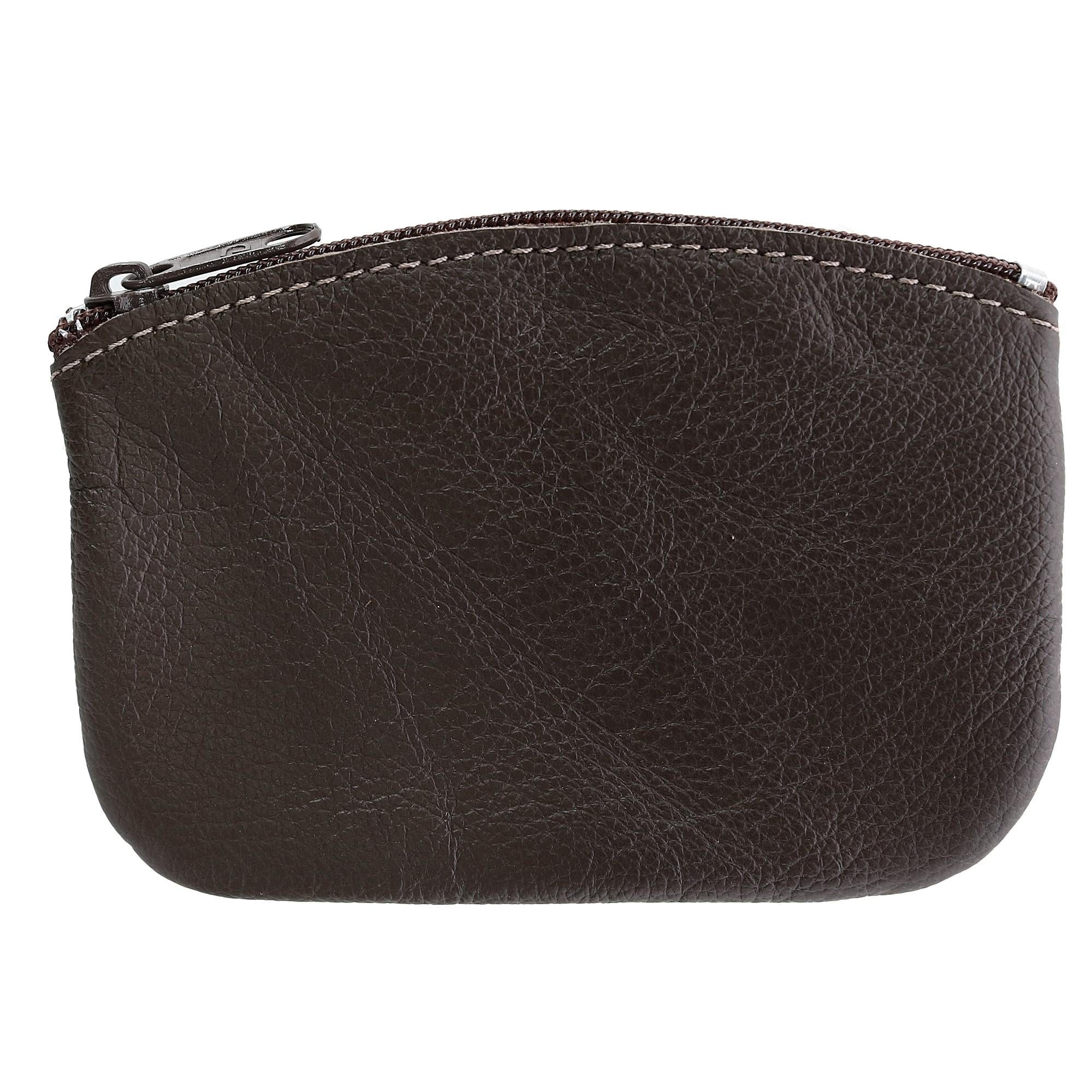 CTM® Leather Credit Card Pouch and Coin Holder - Leather Credit Card Pouch and Coin Holder