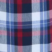 Hanes Men's Tag Free Comfort Flex Plaid Pajama Lounge Pant - Red/Navy Plaid