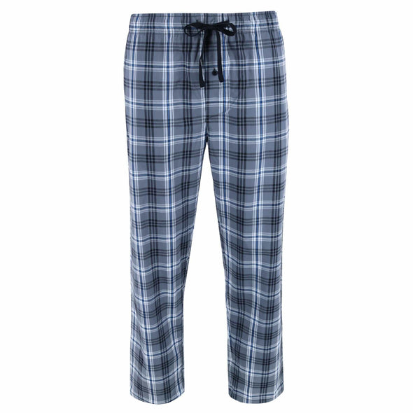 Men's Tag Free Comfort Flex Plaid Pajama Lounge Pant