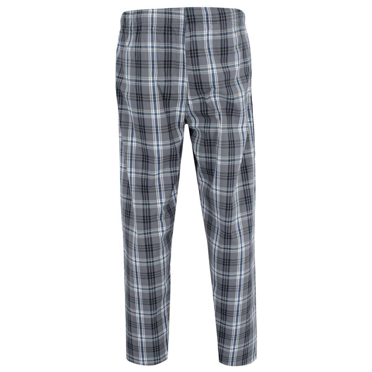 Hanes Men's Big & Tall Comfort Flex Plaid Pajama Lounge Pant - Black