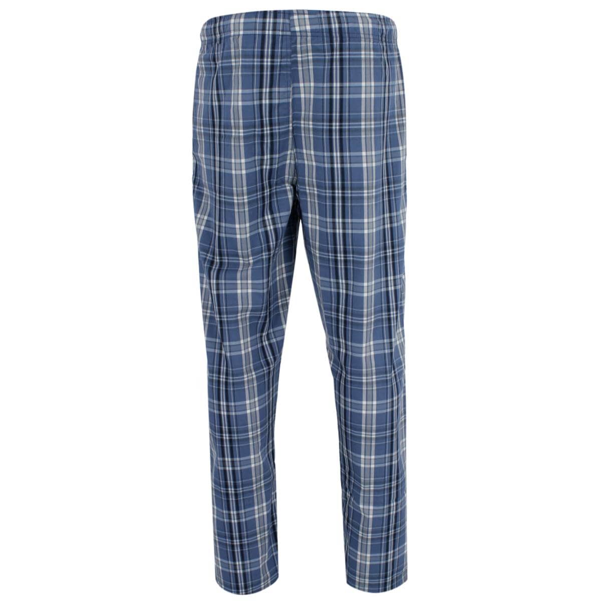 Hanes Men's Big & Tall Comfort Flex Plaid Pajama Lounge Pant - Blue